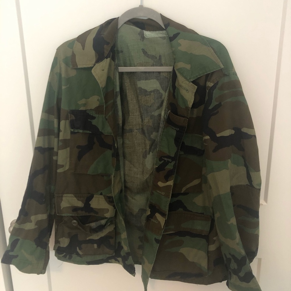 Vintage Oversized Camo Jacket